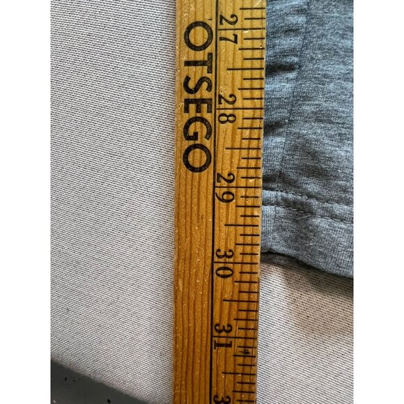 Puma Men's Sweatpants Puma Cat Logo Stretch Size M Light Heather Black Strips - Picture 7 of 9